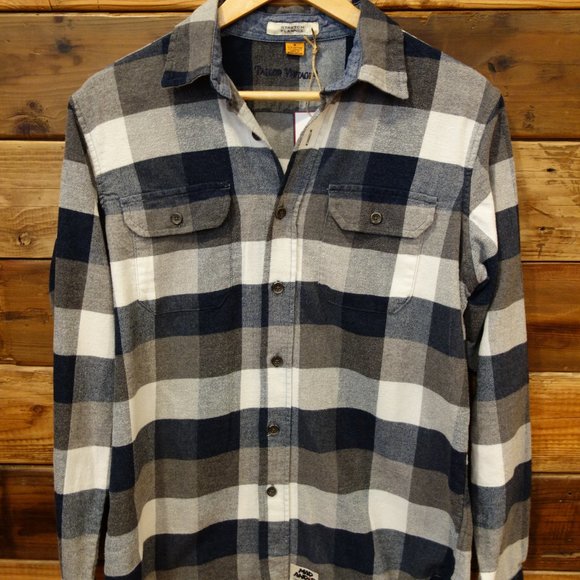 Pittsburgh Steelers One-of-a-Kind Custom Tailor Vintage Flannel - M - Picture 2 of 6